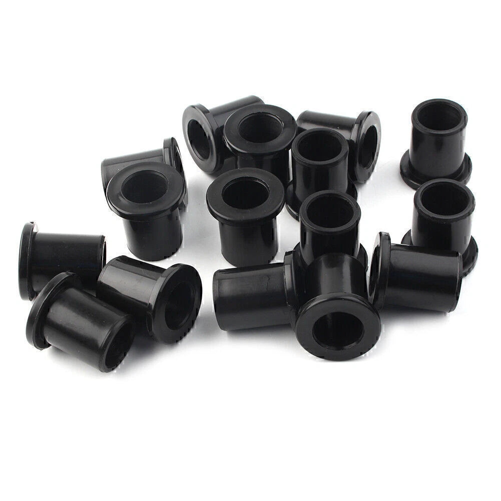 16 x Black Front & Rear Suspension Bushings for Arctic Cat (Various Years)