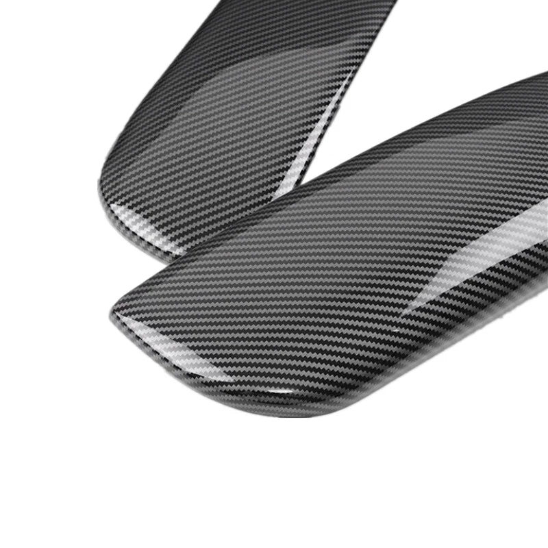 Carbon Fiber Center Console Armrest Box Cover Trim for BMW X5 X6 (2014–2019)