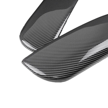 Carbon Fiber Center Console Armrest Box Cover Trim for BMW X5 X6 (2014–2019)
