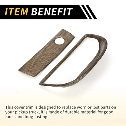 Glove Box Handle Switch Cover for Jeep Wrangler JK (2007-2017) Brown