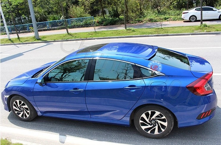 Rear Roof Factory Style Spoiler Wing for Honda Civic 2016-2021 4DR Sedan ABS