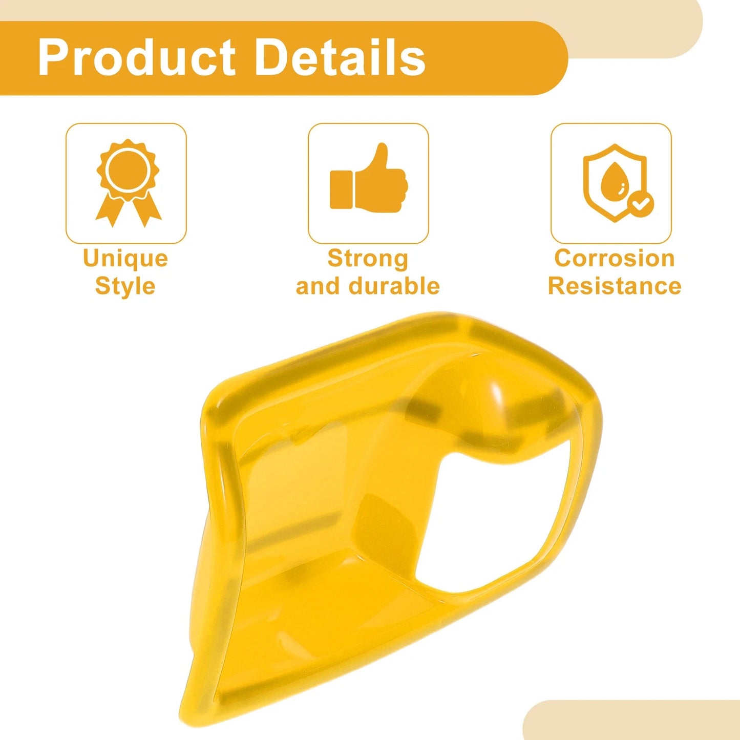 Interior Door Handle Bowl Cover Trim for Jeep Wrangler JK 2DR (2011-2017) 2 x Yellow