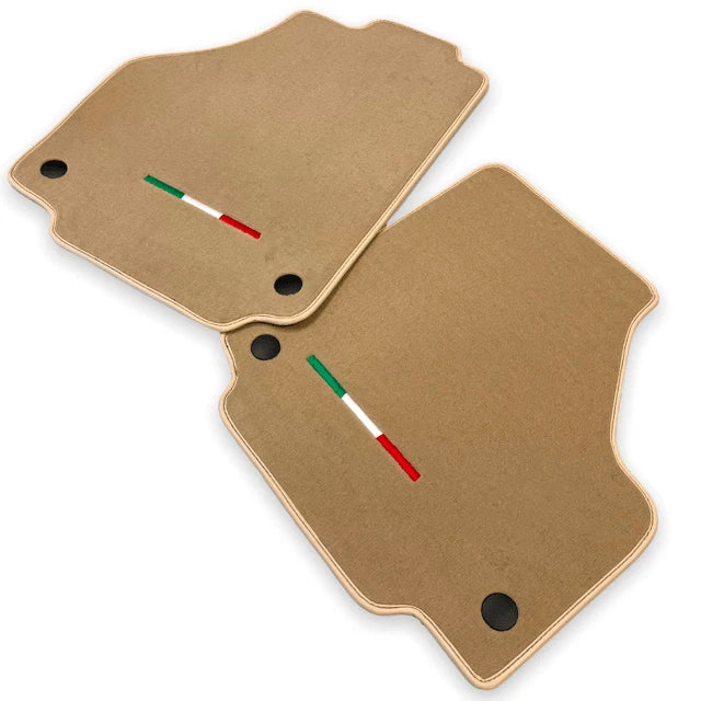 Beige Tailored Floor Mats for Ferrari 458 Spider (2010-2015)