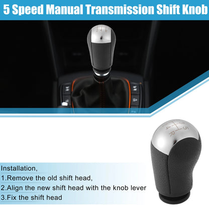 5 Speed Manual Shift Knob for Ford Mustang (2005-2012) Black