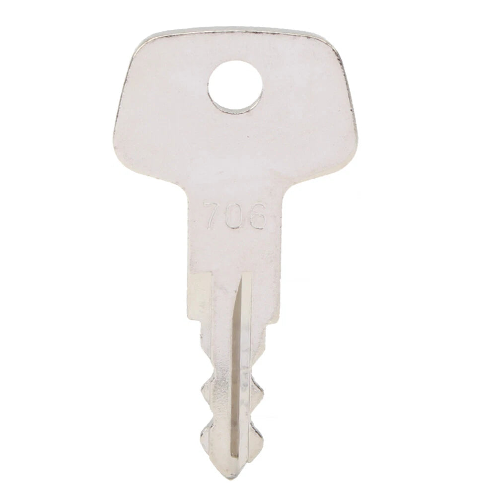 Fuel Cap Keys w/Ring for Liebherr J2 Heavy Equipment (5PCS)