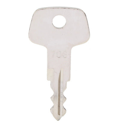 Fuel Cap Keys w/Ring for Liebherr J2 Heavy Equipment (5PCS)