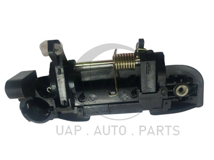 Front Left Outer Door Handle with Keyhole Black for Toyota Hiace (1989-2005)