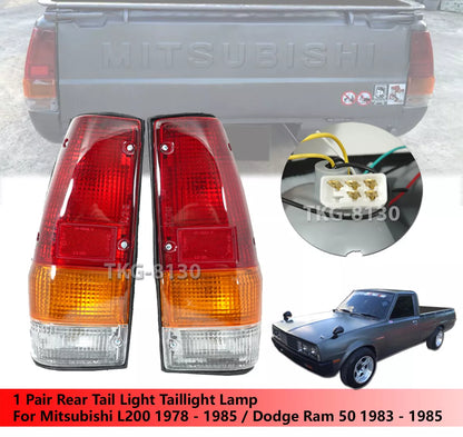 2 x Tail Lights for Mitsubishi L200 (1978-1985)