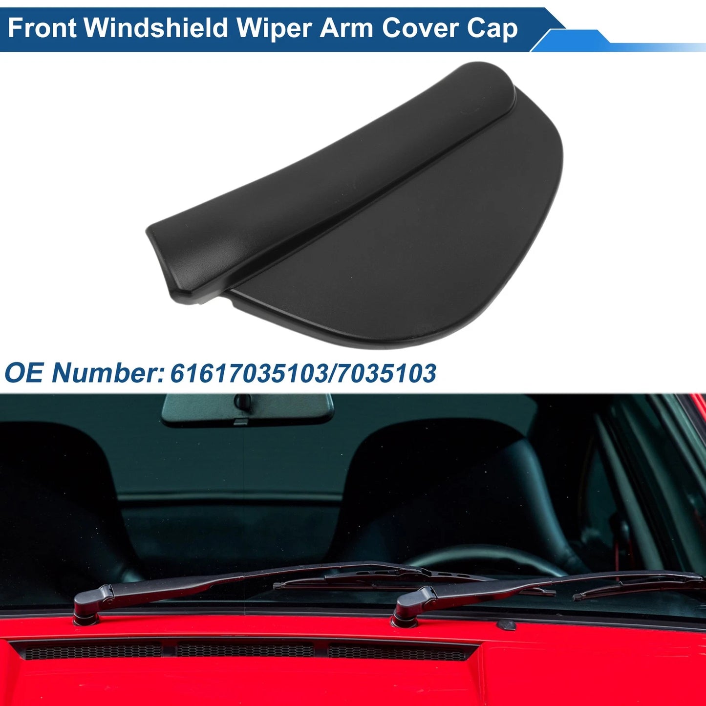 Windshield Wiper Arm Cover Cap for BMW 5 Series E60 E61 (2003-2010)