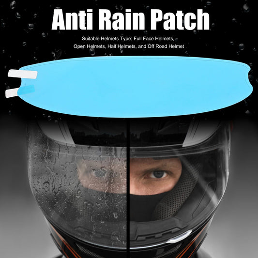 Rain Proof Film / 9.57 x 3.11 in / Lens Sticker for Motorcycle Helmet