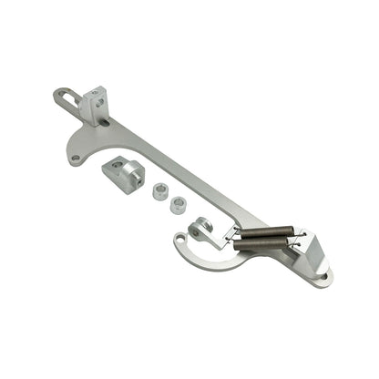 Chrome Fuel Rail Line with Nuts for Holley 4150 Double Pumper (Fits 9-5/16")