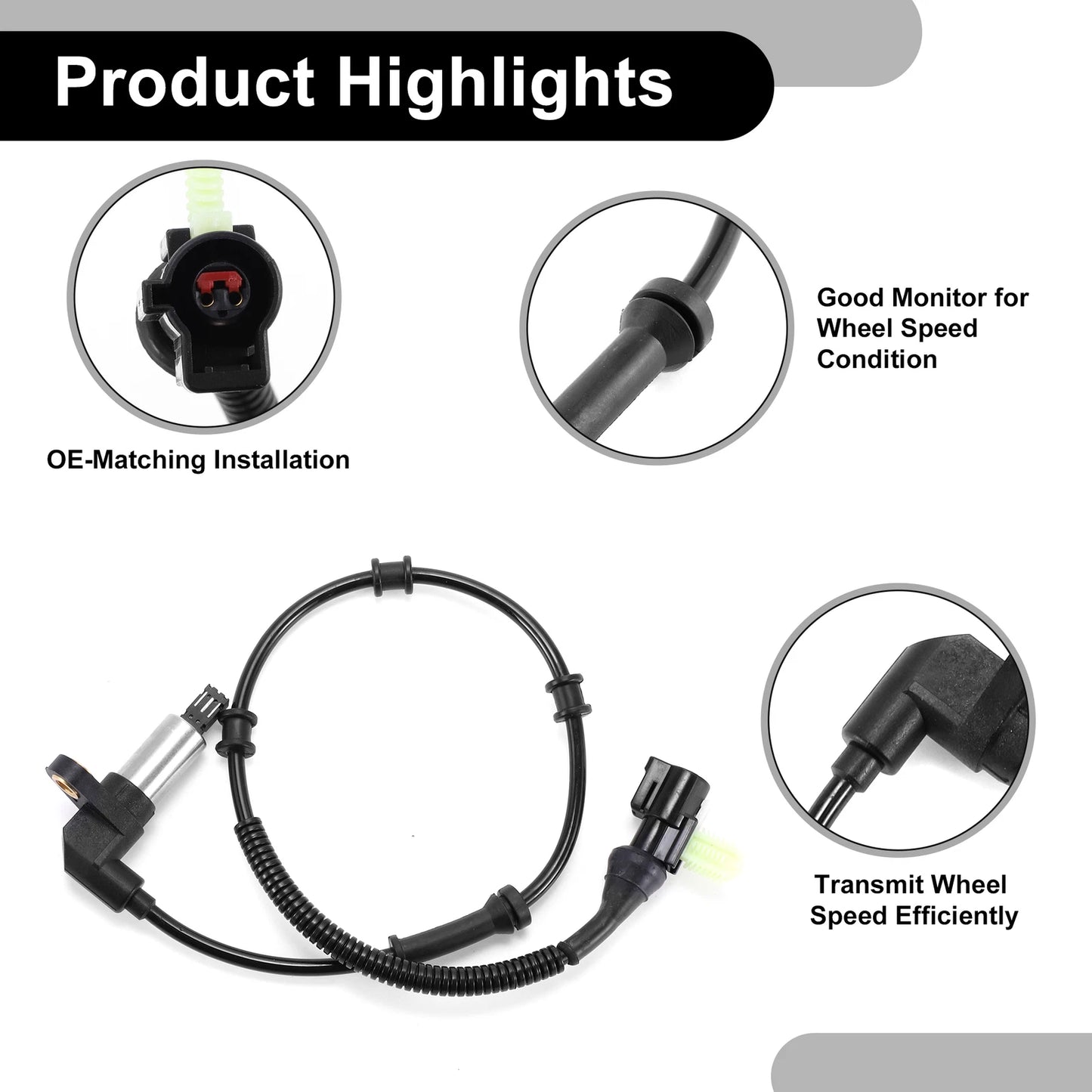 ABS Wheel Speed Sensor for Ford E-150 Front Right (2004-2014)