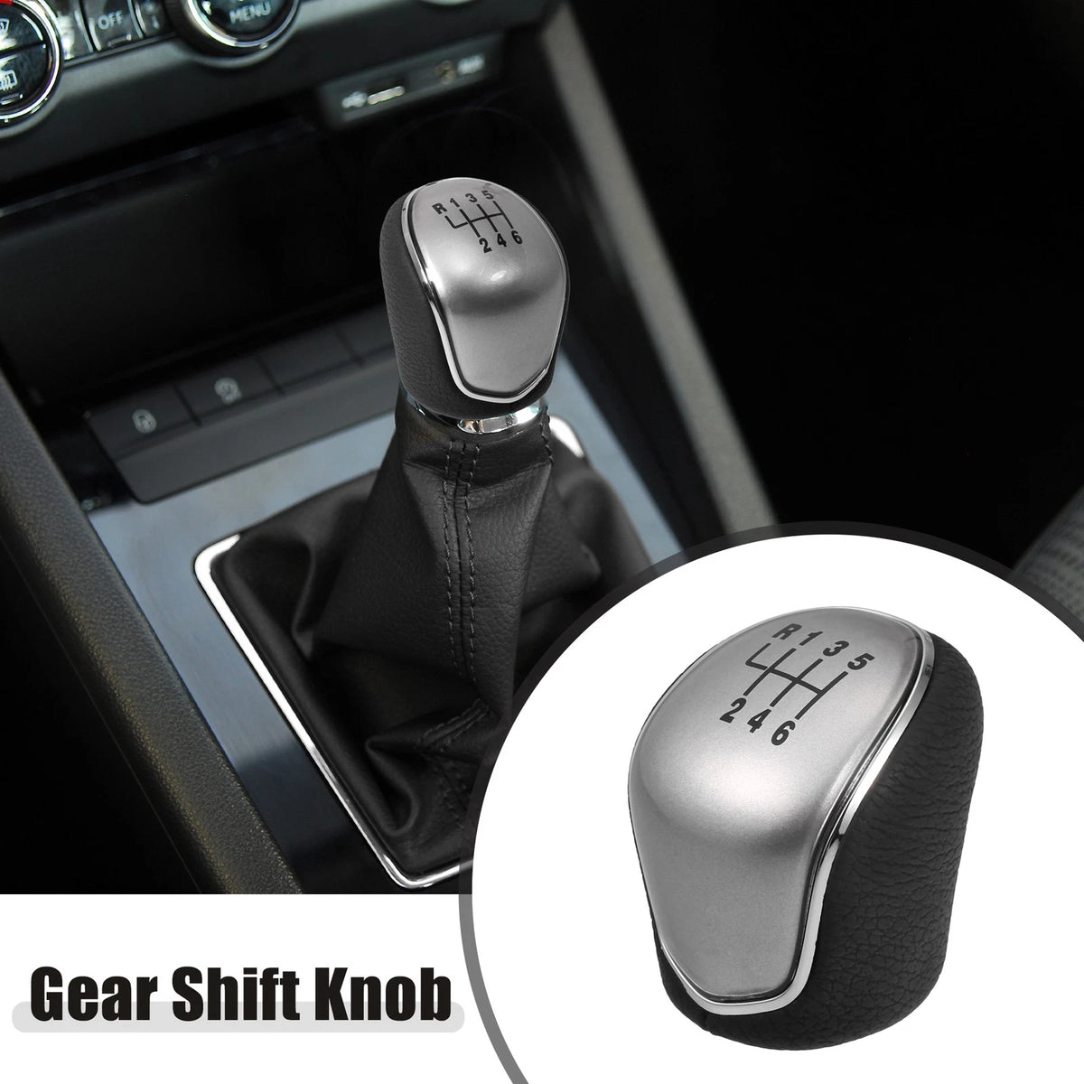 6 Speed Manual Gear Shift Knob for Ford Mondeo S-MAX C-MAX Kuga (2007-2014)