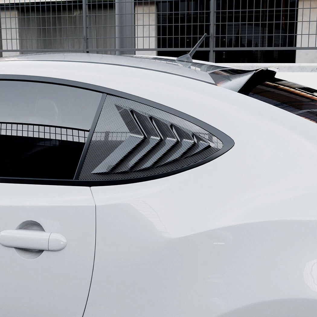 Rear Vent Window Louvers Cover Trim for Subaru BRZ (2013-2020)