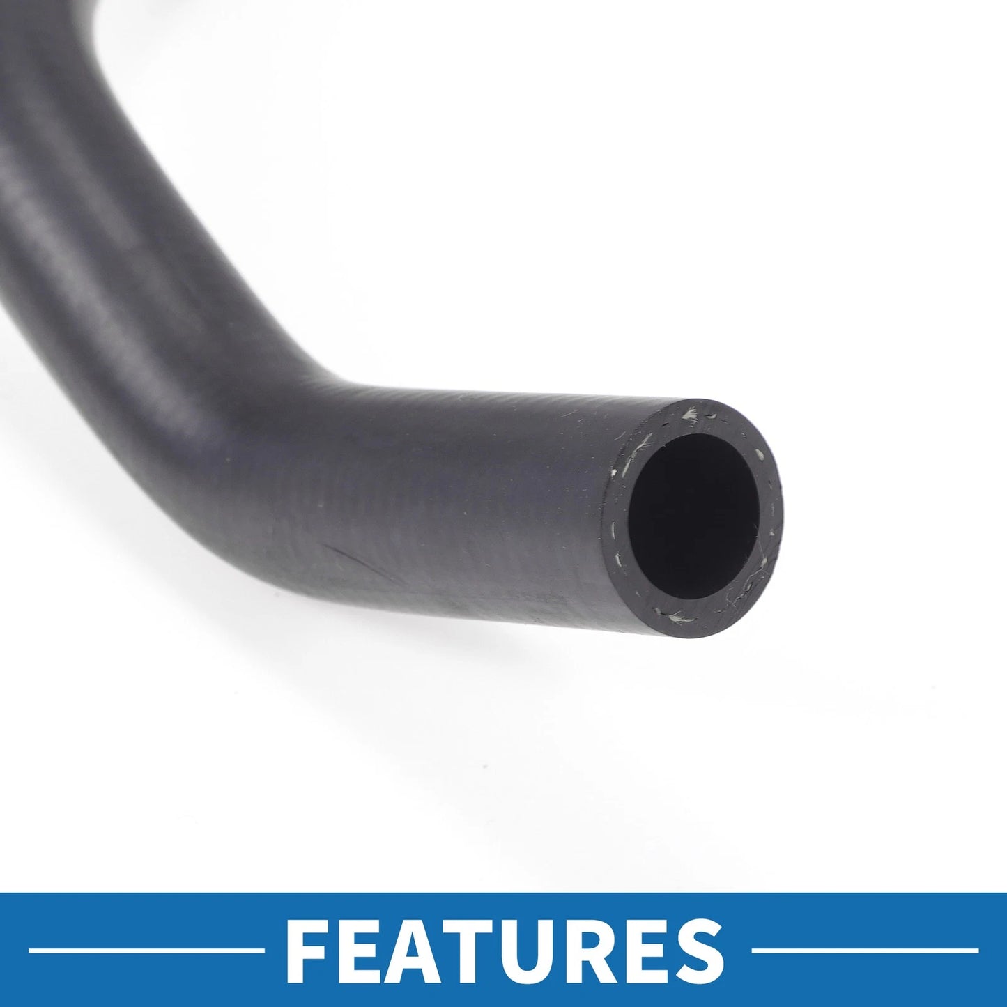 Heater Hose for BMW X5 3.0L (2007-2010) Rubber Black 1 Pc