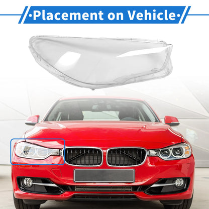 1 Pc Front Right Headlight Lens Cover for BMW 5 Series GT (2010-2017)