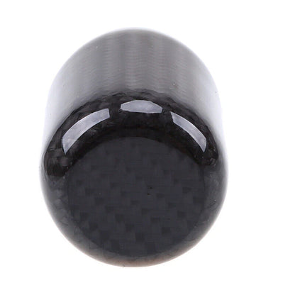 Universal Manual Gear Shift Knob for Car SUV - Black Carbon Fiber