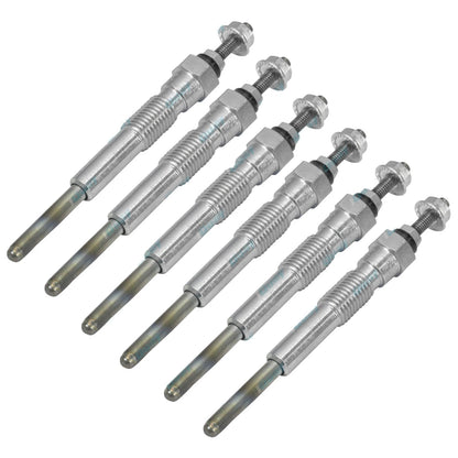 6 Bosch 6volt Glow Plugs for Landcruiser HJ75 4.0L 2H Diesel Engine 84~88 Set