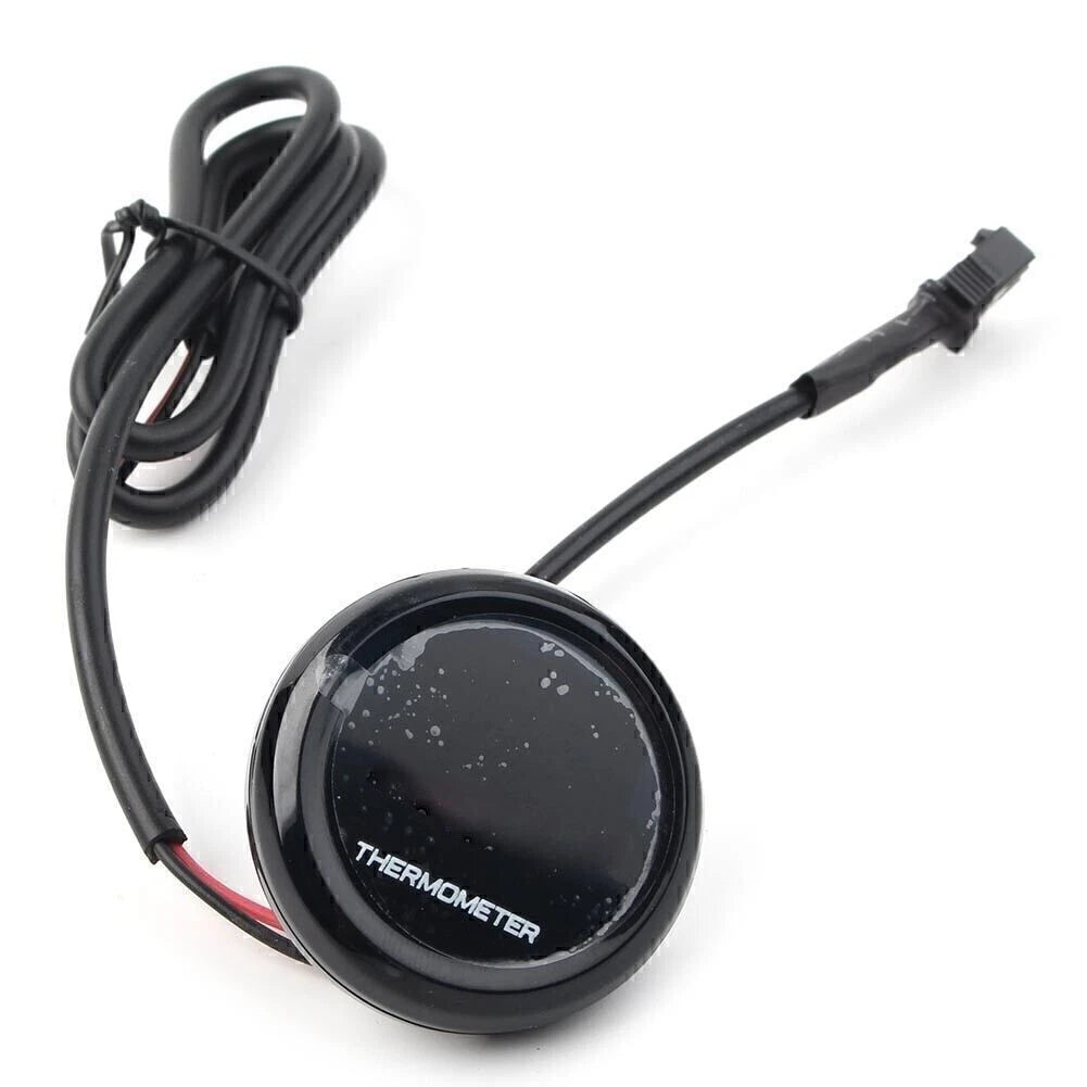 Red LCD Digital Thermometer Water Temperature Sensor Gauge for Make & Model