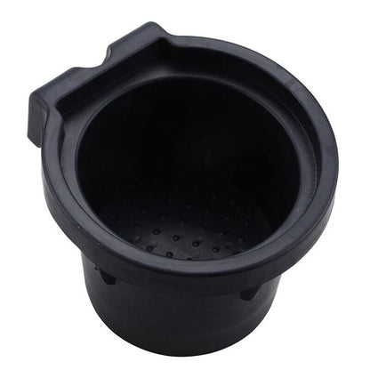 Cup Holder Inserts for 2005-2019 Nissan Frontier Xterra Console - Black