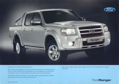 Glossy Black Outer Door Handles for Ford Ranger, Mazda BT-50 (2006-2011)