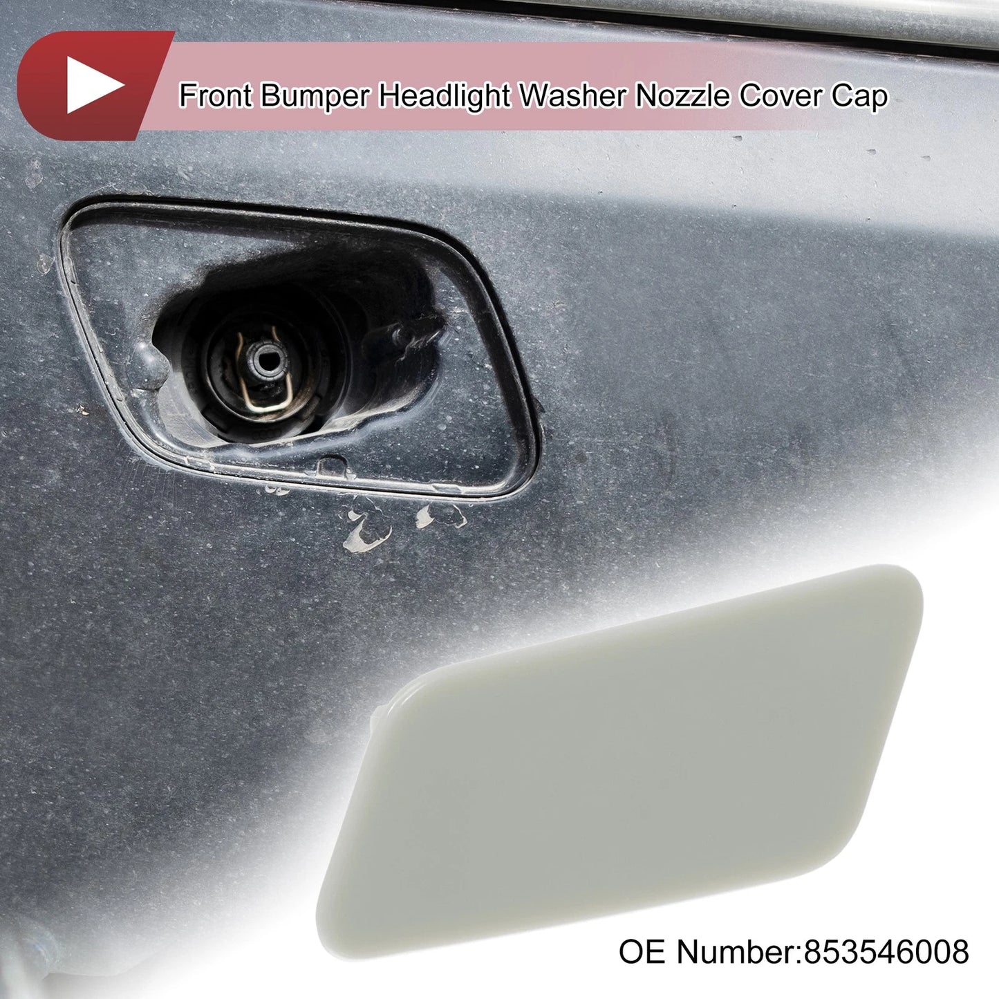 Front Left Washer Nozzle Cover for Lexus LX570 (2016-2021) - Unpainted