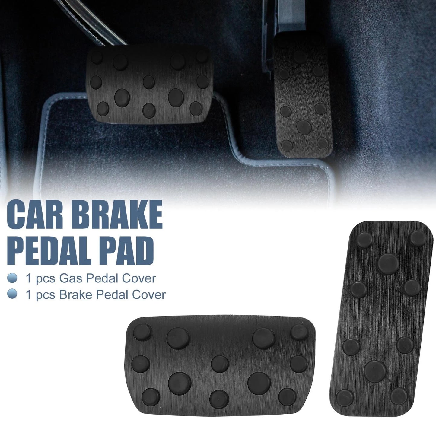 Gas Brake Pedal Cover Pads for Subaru Impreza, Forester (2008-2023)