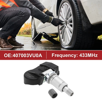 Tire Pressure Sensor 433MHz for Nissan Rogue (2014-2016) 1 x