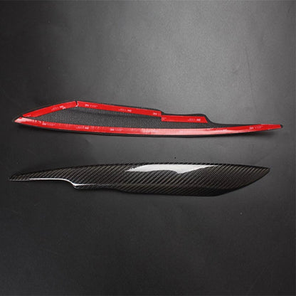 Front Headlight Eyebrow Trim 1 Pair for Audi A4 B7 S4 (2005-2008)