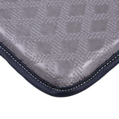 Black Car Armrest Cover Center Console Cushion Leather Pad 30x21cm