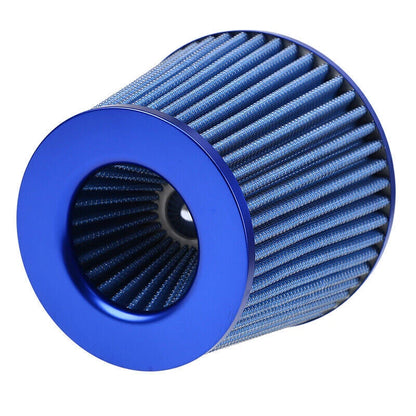 Blue Cold Air Intake Filter Induction Pipe