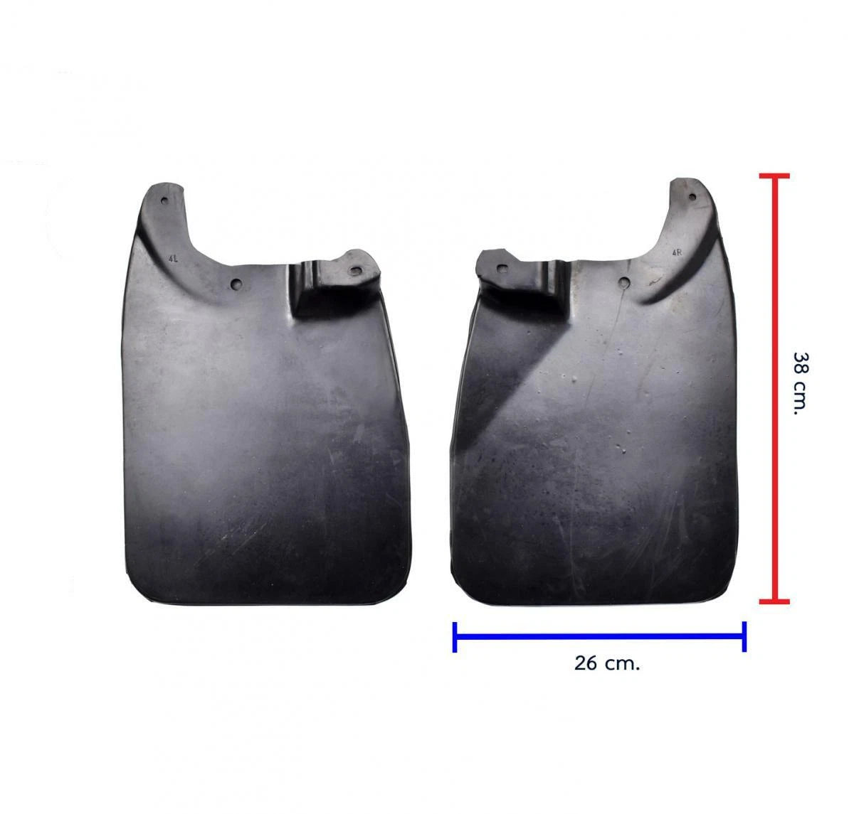 Splash Guard Mud Flap Rubber Set 4 F+R Fits Toyota Hilux D4D 4WD Truck 1998-04