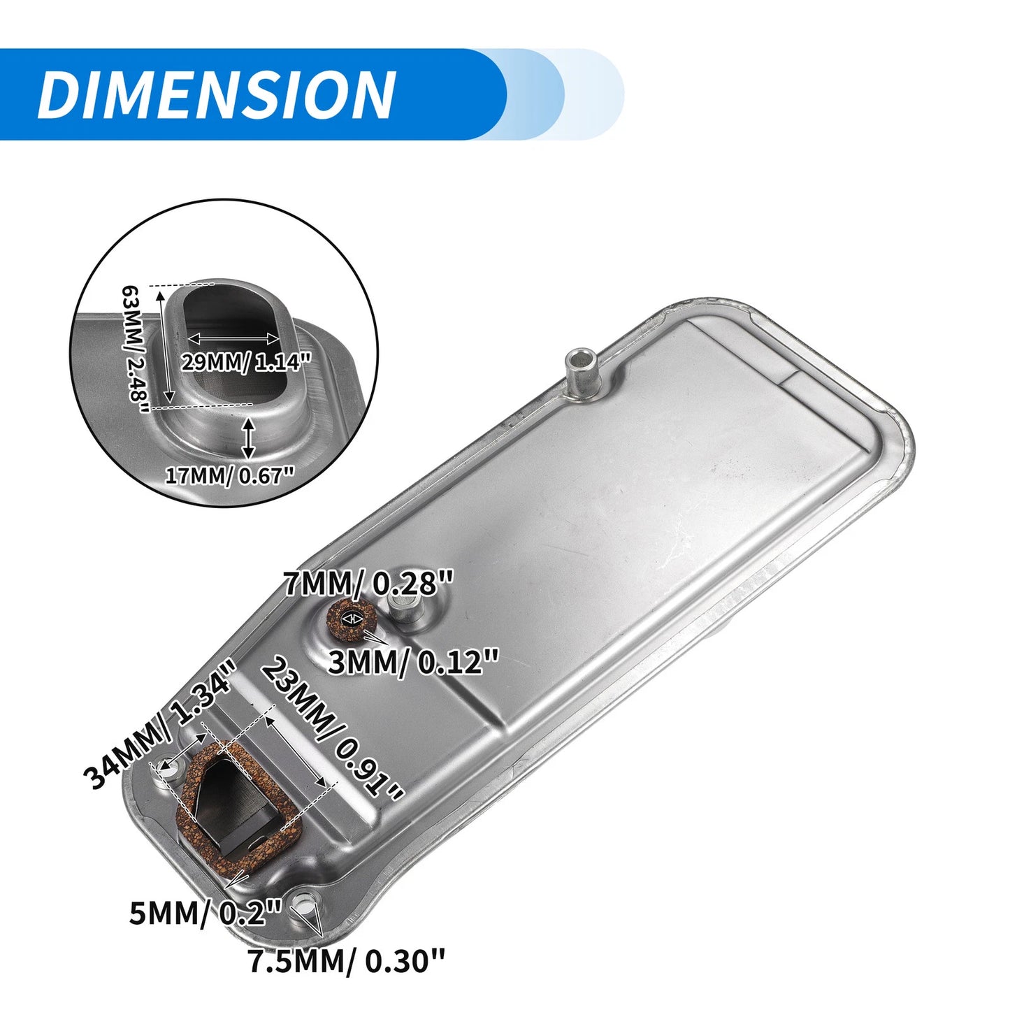 A340F Transmission Fluid Filter Oil Pan for Toyota 4Runner (1996-2002)