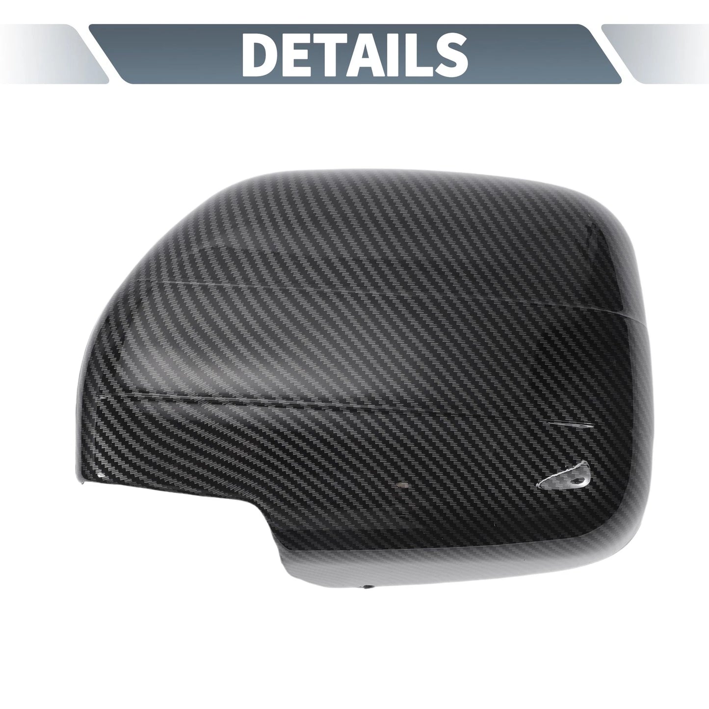 Rearview Mirror Cap Overlay  Black Carbon Fiber for Lexus LX470 (1998-2007)