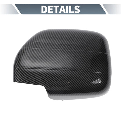 Rearview Mirror Cap Overlay  Black Carbon Fiber for Lexus LX470 (1998-2007)