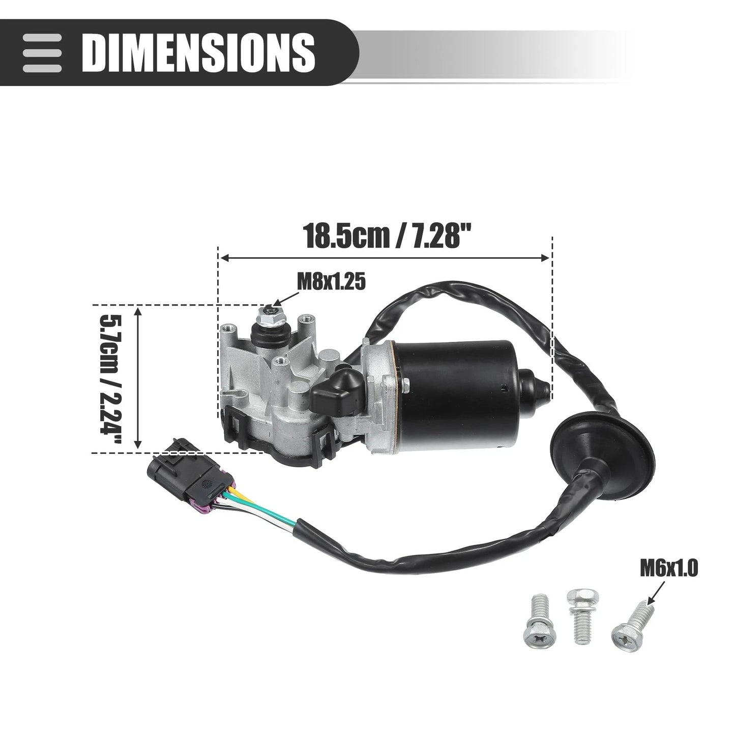 Windshield Wiper Motor for Chevy Colorado (2004-2012)