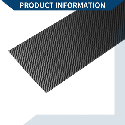 4 Pcs Car Pillar Window Trim Covers for Ford F-150 (2004-2014) Black Carbon Fiber