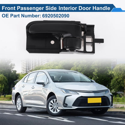 Front Driver Side Interior Door Handle for Toyota Corolla Black