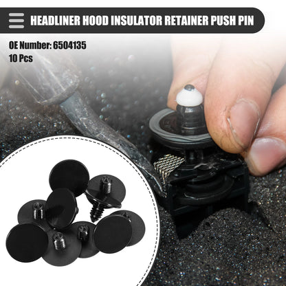 10 Pcs Headliner Hood Insulator Retainer Push Pin Clip for Dodge