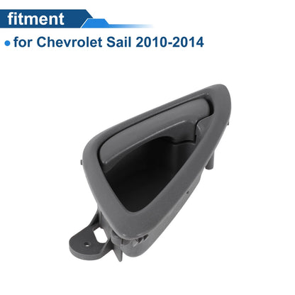 Front Passenger Side Interior Door Handle for Chevrolet Sail Gray (2010 - 2014)