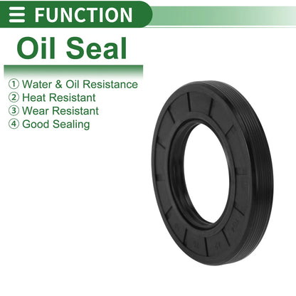 Oil Seal 42x75x10mm Rotary Shaft Seal NBR Rubber High Pressure Black