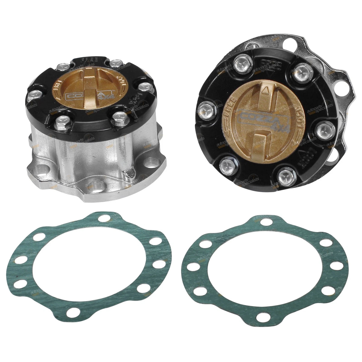 2x Free Wheeling Hubs Pair for Toyota Bundera LJ70 (1990–1992)