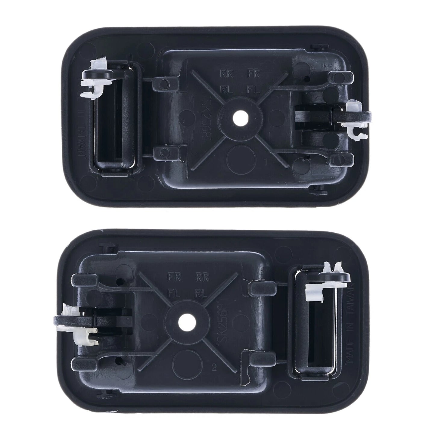 2 x Inner Door Handles Gray for Suzuki Swift (1989-1991)