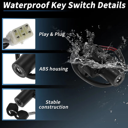 Ignition Key Switch for Suzuki GSX1300R Hayabusa (1999-2007) 1 x Set