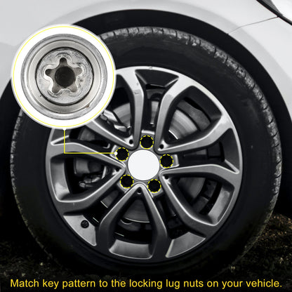 302 Wheel Lock Lug Nut Set with Protector Socket for Mercedes Benz