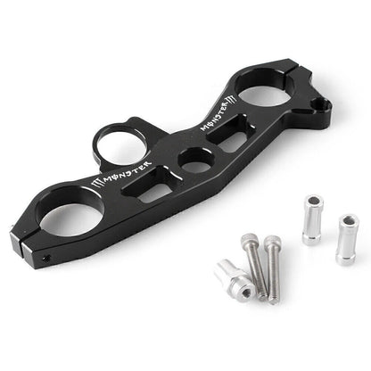 Kawasaki Ninja ZX6R Black Upper Triple Tree Front End Top Clamp (2000-2023)