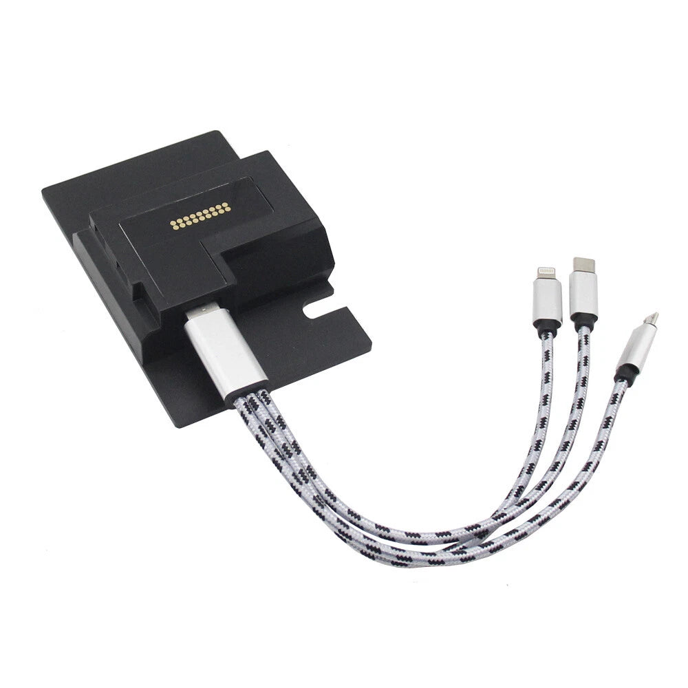 Black Phone Bracket USB Charger Holder for BMW K1600B K1600GT K1600GTL (2014-2021)