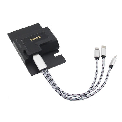 Black Phone Bracket USB Charger Holder for BMW K1600B K1600GT K1600GTL (2014-2021)