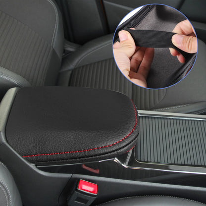 Center Console Armrest Box Cover for Chevrolet Malibu Black Red (2016-2023)