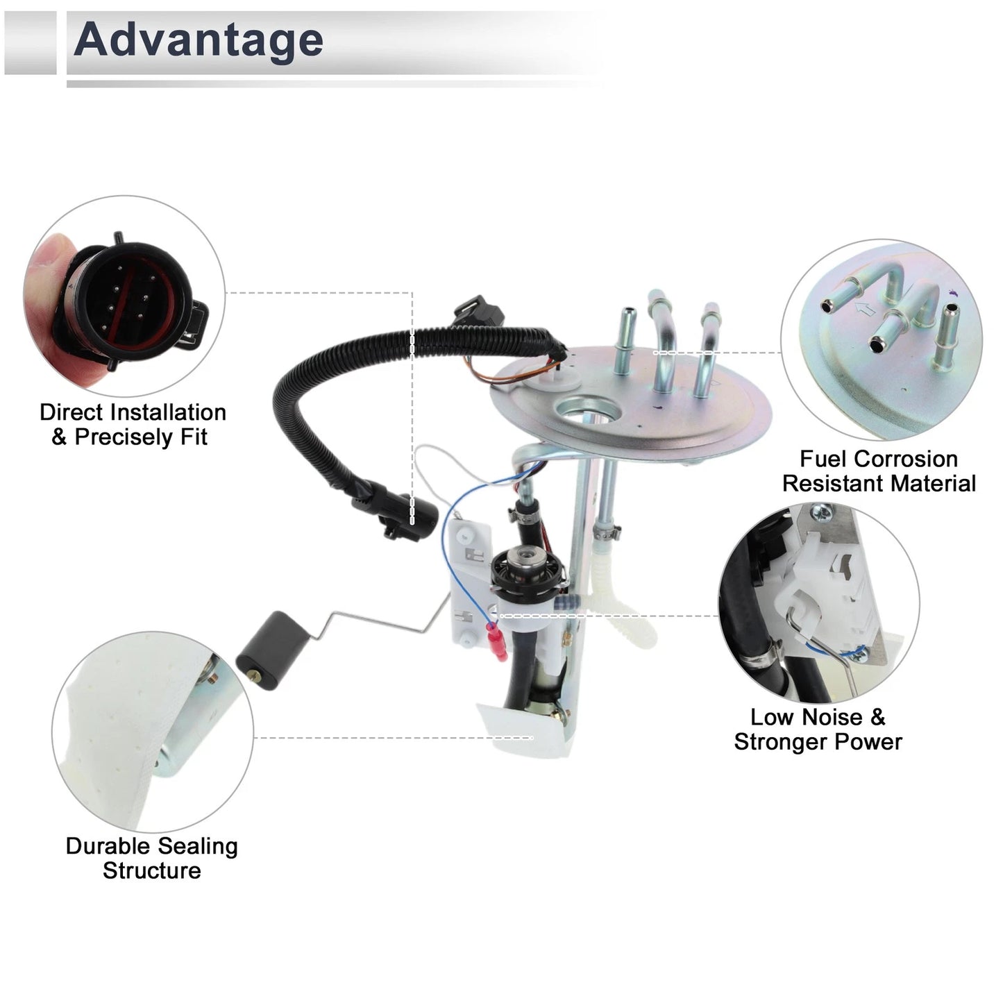 Fuel Pump Assembly for Ford Ranger 2000-2001 4.0L 118.0" Wheelbase